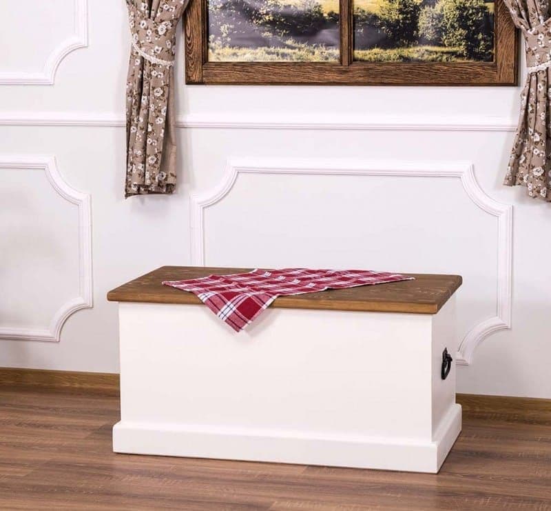 Cufar Julietta din lemn masiv, 90 x 45 x 45 cm