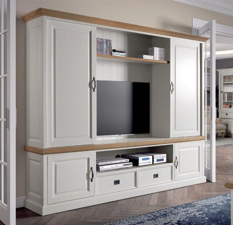 Mobilier TV Lovely Oak cu 2 usi culisante